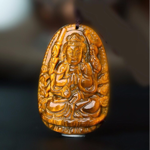 đá mắt hổ vàng nâu