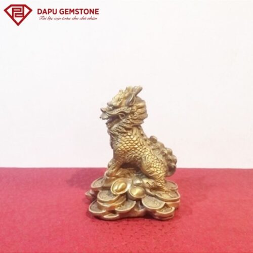 Kỳ Lân Bằng Đồng Cao 12cm
