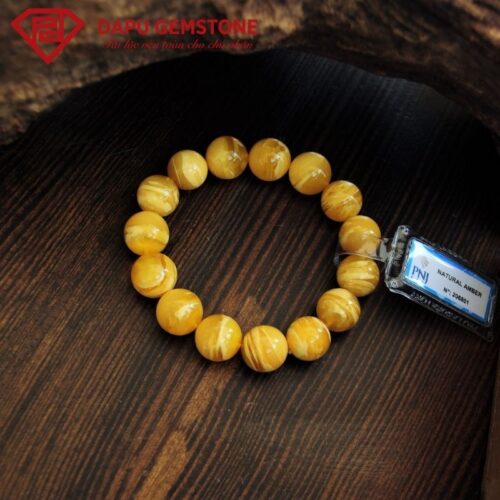 Vòng Tay Hổ Phách 8mm