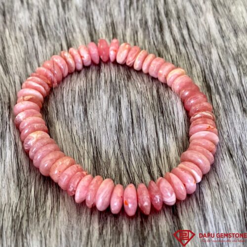 Vòng Tay Đá Đào Hoa Rhdochrosite