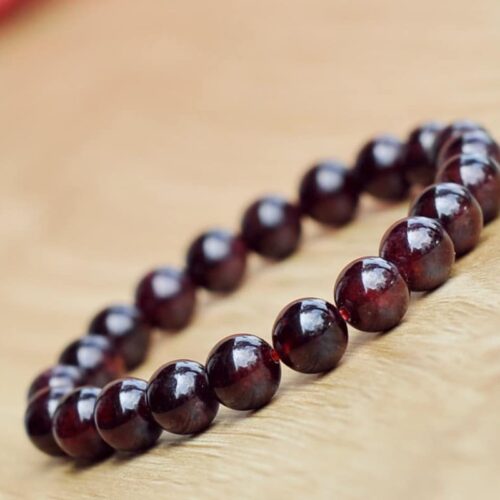 Vòng Tay Đá Garnet Đỏ 10 Li