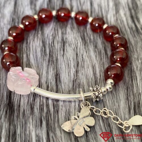 Charm bạc mix vòng đá quý