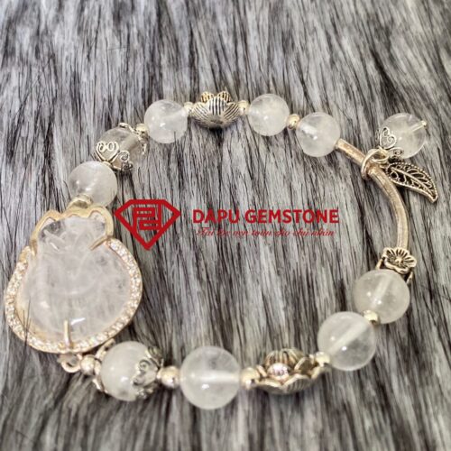 Vòng Tay Đá Mix Charm Bạc
