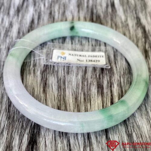 Vòng Tay Đá Cẩm Thạch Bản Dẹt