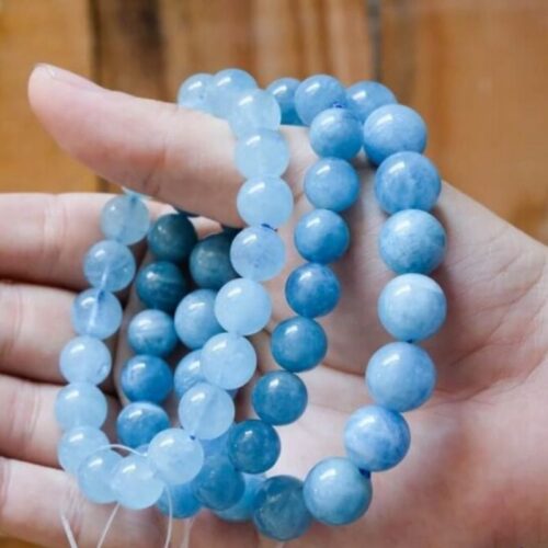 Vòng Tay Đá Aquamarine 10 Ly