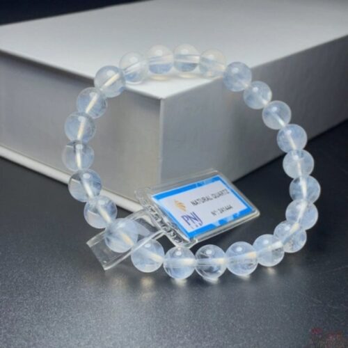 Vòng Thạch anh trắng ánh trăng 7mm chuẩn 8A
