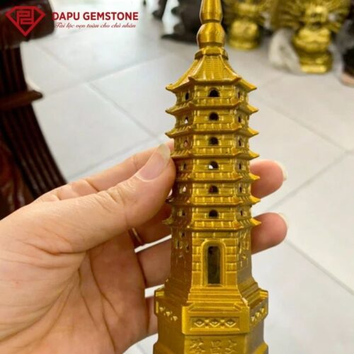 Tháp Văn Xương Bằng Đồng 7 Tầng Cao 17cm