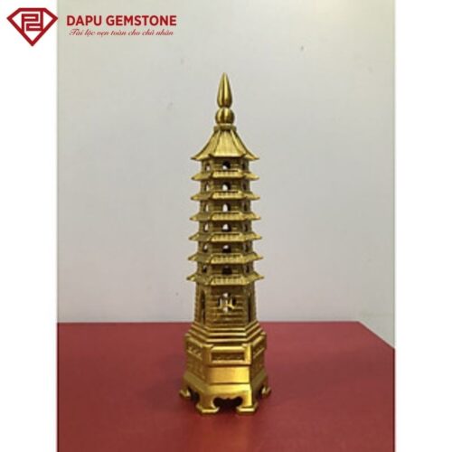 Tháp Văn Xương Bằng Đồng 7 Tầng Cao 24cm