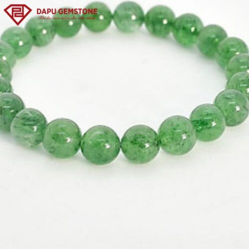 Vòng tay đá Thạch anh Dâu Xanh 10 li
